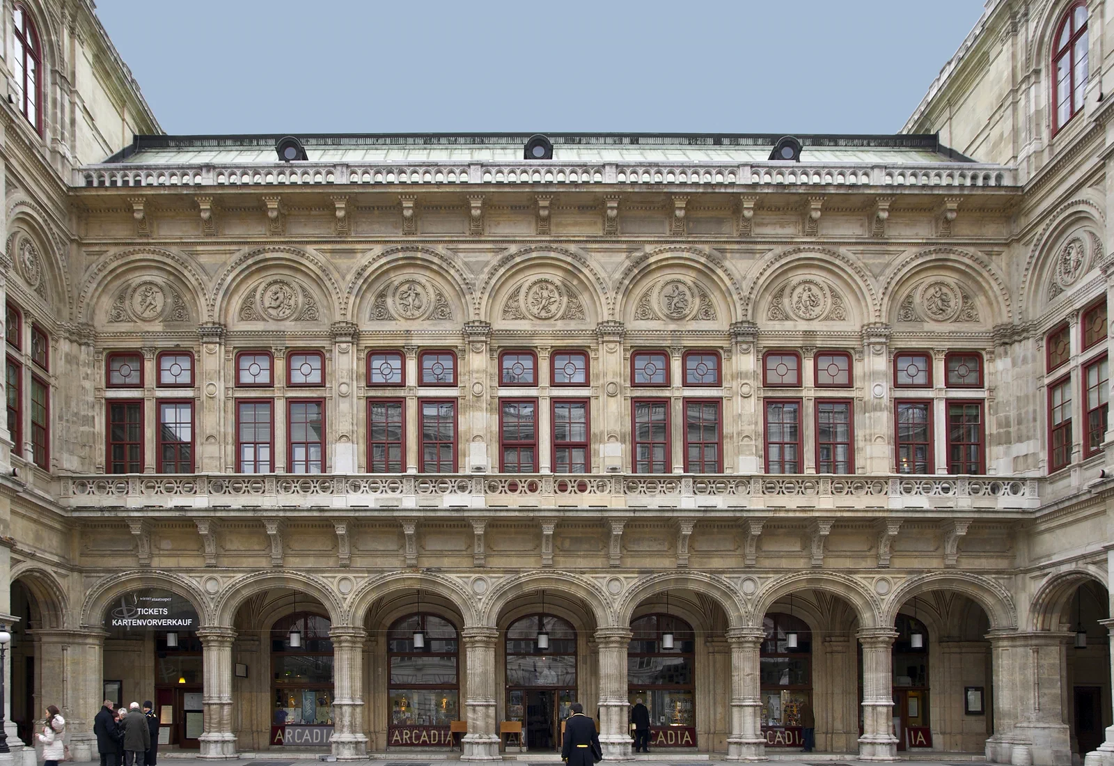 Facade of the Vienna State Opera